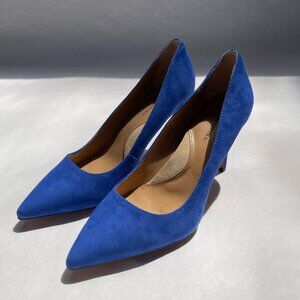 Banana Republic | Size 6 | Women's Heels | Royal Blue | Madison Round | Suede |